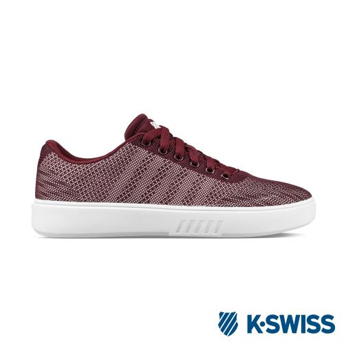 K-SWISS Court Addison NT休閒運動鞋-女-酒紅(95794-954)