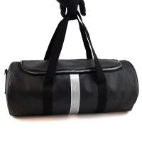 DIOR HOMME 黑色Logo防水帆布肩背旅行袋(展示品)