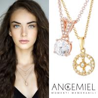 Angemiel安婕米義大利精品 925純銀項鍊-Danza輕舞(多款任選)