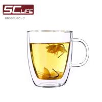 SC life雙層耐熱玻璃杯馬克杯