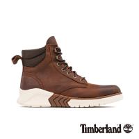 Timberland男款棕色全粒面革MTCR Moc Toe休閒靴A2C4R203