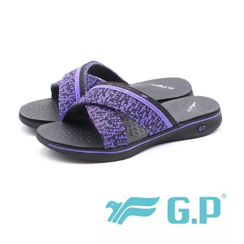 G.P (女)超輕量飛織和風雙帶拖-紫(另有桃)
