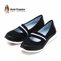 Hush Puppies SATOMI TRICIA系列 潮流平底休閒女鞋-黑(另有深藍)