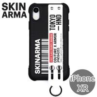 Skinarma日本潮牌 Bando 設計帶腕帶支架手機防摔保護殼 黑- iPhone XR