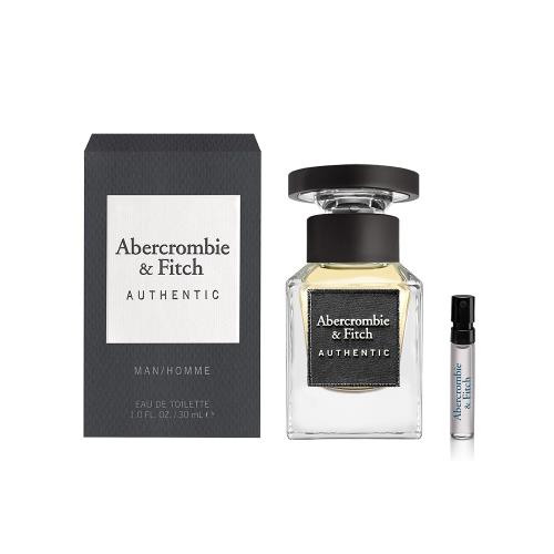 ABERCROMBIE FITCH 真我男性淡香水30ml(贈隨機針管乙支)