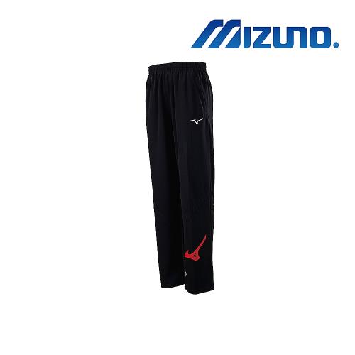 Mizuno 美津濃 男針織運動長褲 黑X紅 32TD903396