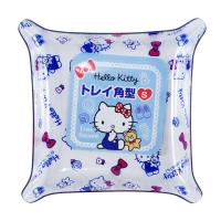 凱蒂貓 HELLO KITTY 方型塑膠盤 S 二入一組