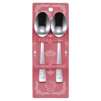 凱蒂貓 HELLO KITTY 不鏽鋼湯匙 2入