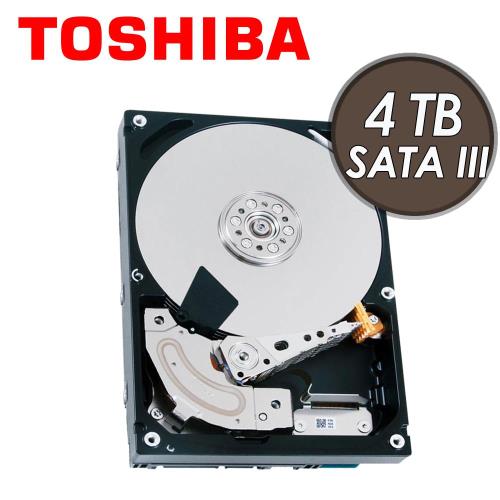 TOSHIBA 東芝 4TB 3.5吋 7200轉 內接硬碟 三年保(MD04ACA400)