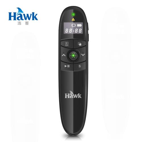 Hawk G800 2.4GHz 綠光雷射無線簡報器(12-HTG800)