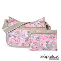 LeSportsac - Standard側背水餃包/流浪包-附化妝包 (夏日之戀)