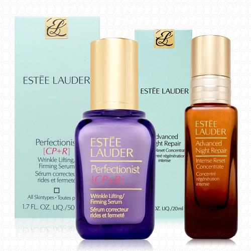 ESTEE LAUDER雅詩蘭黛 CP+R抗皺緊緻精華50ml+特潤超導賦活精萃20ml