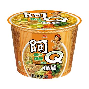阿Q桶麵 雞汁排骨風味桶3入/組