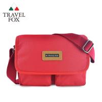 TRAVEL FOX 旅狐 方型防護口袋側背包 (TB668-04)紅色