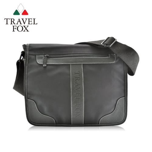 TRAVEL FOX 旅狐 雲端休閒商務斜背包 (TB578-01) 黑色