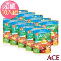 【ACE】比利時進口 熱帶水果植物軟糖10入組 (36g/包)