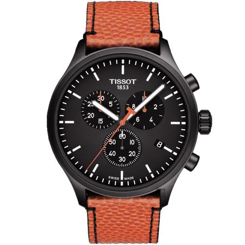 TISSOT天梭 韻馳系列 CHRONO XL 計時 NBA 限定收藏家紀念款手錶-45mm T1166173605108