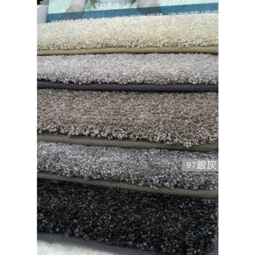 范登伯格 舒芙柔比利時頂級超柔舒適長毛地毯-97銀灰 200x290cm
