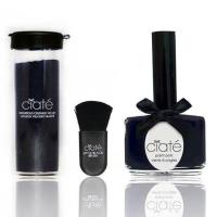 英國Ciaté夏緹 Velvet Manicure Set 天鵝絨指甲油組合-Blue Suede 深藍絨毛