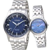 CITIZEN 星辰 璀璨愛戀光動能對錶(BX1001-89L+EM0720-85N)