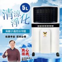 藝人推薦★LAPOLO藍普諾 移動式負離子遙控4.5L冰冷扇/水冷扇