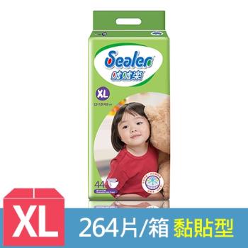 噓噓樂 輕柔乾爽紙尿褲-XL (44片x6包/箱)