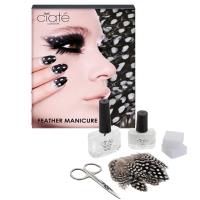英國Ciaté夏緹 Feathered Manicure 霓裳羽衣組合-What a Hoot 黑白色