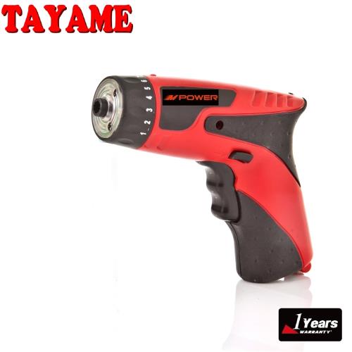 TAYAME 4.8V 充電式 電鑽起子機 7段扭力調整