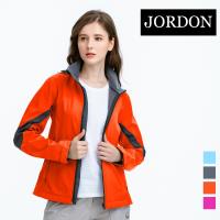 (JORDON) 女款 防風軟殼衣(702) 桔色_網