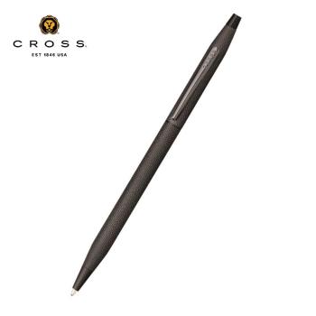 Cross經典世紀系列 啞黑蝕刻鑽石圖騰原子筆 AT0082-122 公司貨