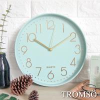 TROMSO-紐約時代玫瑰金靜音時鐘_時代藍綠金