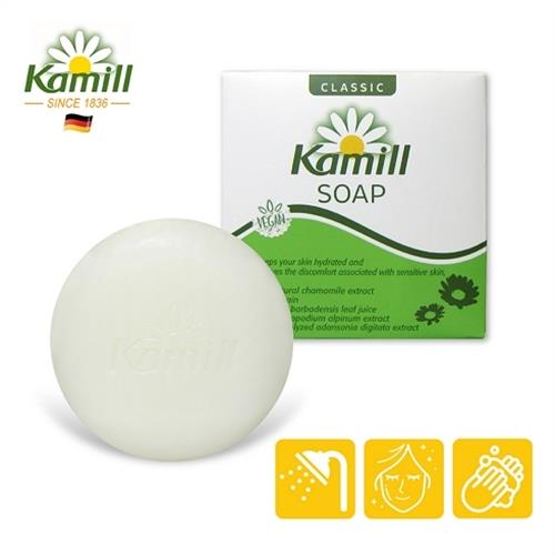 德國Kamill卡蜜兒 經典洋甘菊美肌洗顏沐浴植萃皂100g 無添加礦物油乳化劑