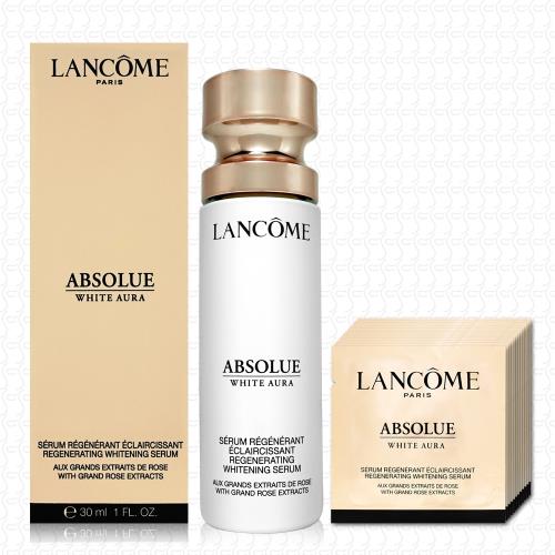 LANCOME蘭蔻 絕對完美黃金玫瑰鑽白精粹30ml+1mlx12