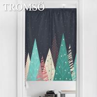 TROMSO-厚白棉麻風尚門簾_85x120cm 星空北歐