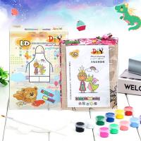 Conalife DIY創意兒童手繪圍裙↘2入↘