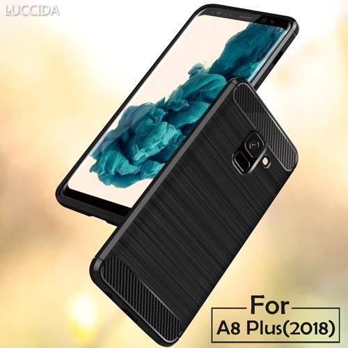 LUCCIDA Samsung Galaxy A8 Plus(2018)時尚雙料保護殼