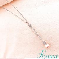 任-E SHINE晶鑽珍珠長鍊