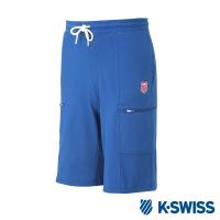 K-SWISS Beach Sweat Shorts棉質短褲-男-藍