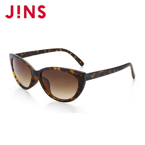 【JINS】貓眼造型輕量太陽眼鏡(ALRF15S1072)木紋深綜