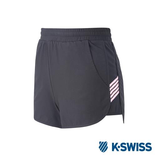 K-Swiss PF Shorts 運動短褲-女-黑