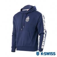 K-SWISS Tape Swearshirts SNOOPY連帽上衣-男-深藍
