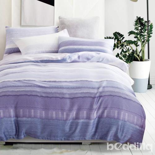 BEDDING-40支100%天絲6x7尺特大雙人六件式兩用被床罩組-魅影-TENCEL