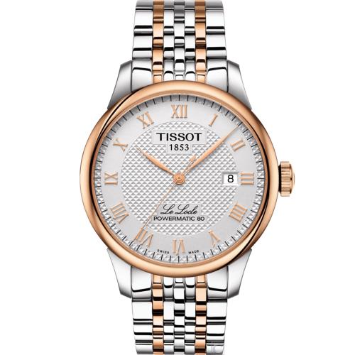 TISSOT Le Locle 力洛克80小時動力機械錶(T0064072203300)39mm