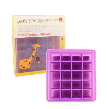【韓國BABY JOY】鉑金矽膠副食品製冰盒20格