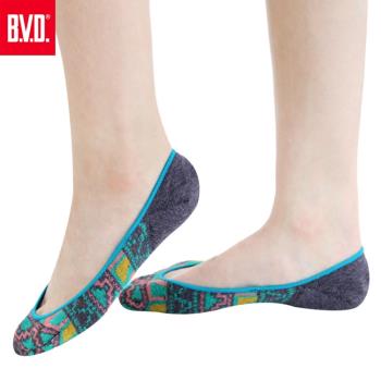 【BVD】復古幾何女襪套4雙組(B254襪子-隱形襪)