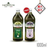 義大利法奇歐尼 經典果香特級冷壓初榨橄欖油+葡萄籽油 1L 各1入
