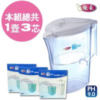 【鉅豪】鹼單喝濾水壺(一壺三芯)