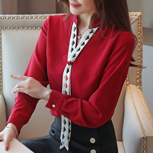 【白色戀人】俐落個性V領時尚氣質襯衫S-2XL(共二色)