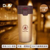 【Dr.AV】咖啡專用保溫彈跳杯(CM-380)