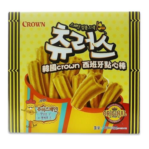 韓國CROWN 西班牙點心棒174g-6包